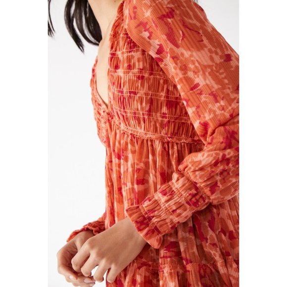 🎉LAST CHANCE🎉 NWT Free People Dark Romance Tunic / Merlot Combo - Picture 4 of 6